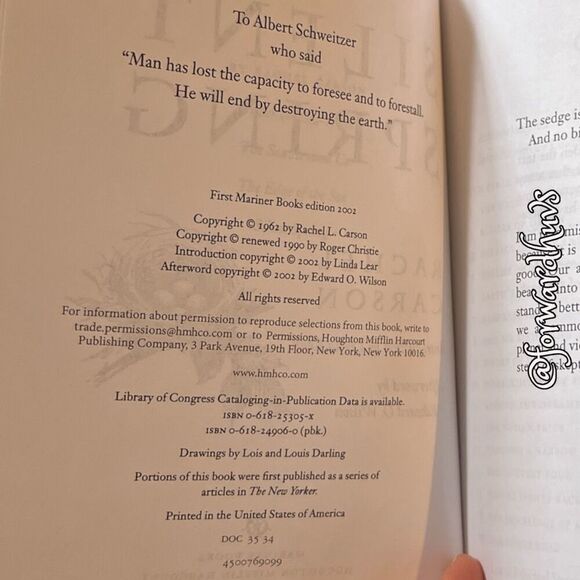 Silent Spring: 50th Anniversary by Rachel Carson - Picture 8 of 10